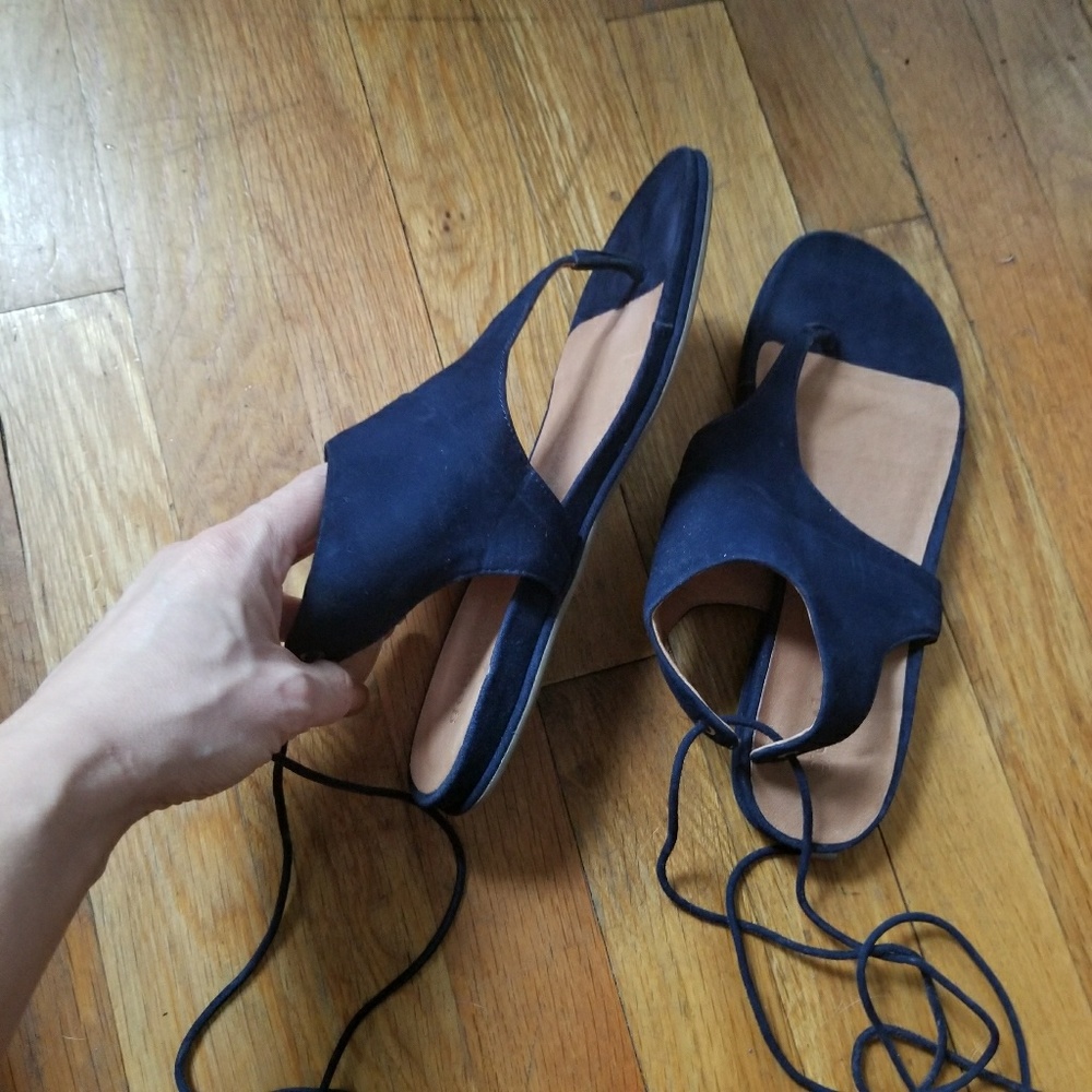 New leather tied sandals Kenneth Cole size 8,5